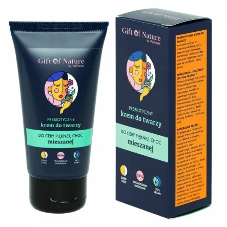 Prebiotyczny Krem do Twarzy do Cery Mieszanej 50 ml - Gift of Nature