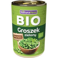 Groszek Zielony Konserwowy 400 g Bio - NaturaAvena