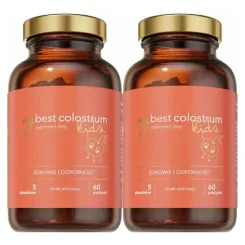 2 x MyBestCOLOSTRUM Kids Pastylki Pudrowe o Smaku Wiśniowym 60 Sztuk - MyBestPharm