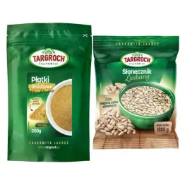 Zestaw Płatki Drożdżowe Nieaktywne 250 g Targroch + Słonecznik Łuszczony 1 kg Targroch 