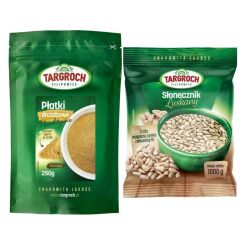 Zestaw Płatki Drożdżowe Nieaktywne 250 g Targroch + Słonecznik Łuszczony 1 kg Targroch