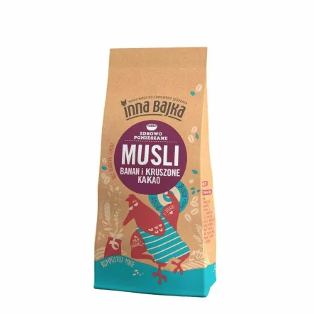 Musli Banan i Kruszone Kakao 250 g - Inna Bajka