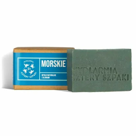 Mydło Naturalne Morskie z Glonami 110 g - 4 Szpaki