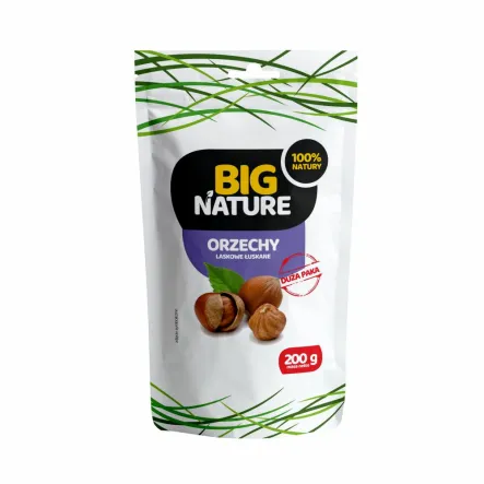 Orzech Laskowy Łuskany 200 g - Big Nature