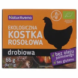 Kostka Rosołowa Drobiowa 66 g Bio - NaturAvena
