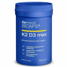 Bicaps Witaminy K2 D3 MAX 60 Kapsułek - Formeds