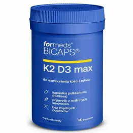 Bicaps Witaminy K2 D3 MAX 60 Kapsułek - Formeds