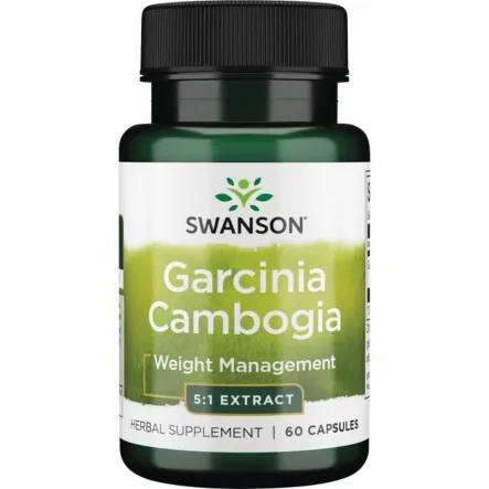 SWANSON Garcinia Cambogia Extrakt 5:1 60 Kapsułek 
