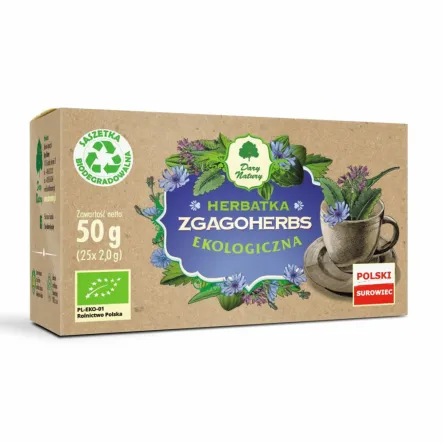 Herbatka Zgagoherbs Eko 25 x 2 g - Dary Natury
