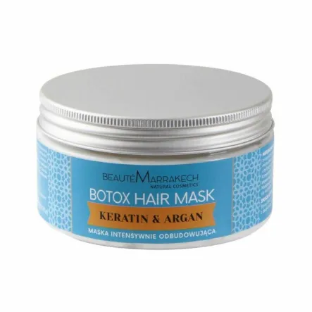 Maska BOTOX do Włosów Intensywnie Odbudowująca Keratin & Argan 300 g - Beaute Marrakech