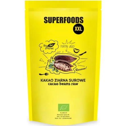Kakao Ziarna Surowe Bio 800 g -  Bio Planet