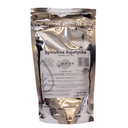 Spirulina Azjatycka Suplement Diety 250 g (1000 Tabletek) - Natur Planet