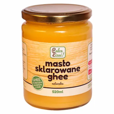 Masło Sklarowane Ghee 520 ml - Palce Lizać