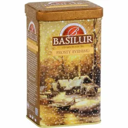 Herbata Czarna Liściasta z Dodatkami FROSTY EVENING Puszka 85 g  - BASILUR 