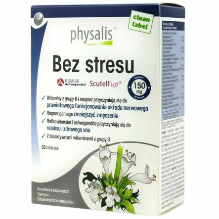 Bez Stresu 30 Tabletek - Physalis