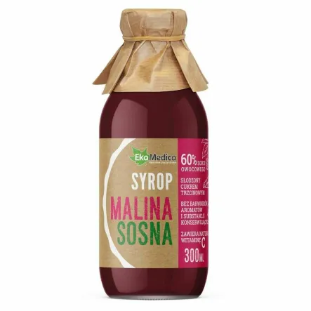 Syrop Malina Sosna 0,3 l - Ekamedica