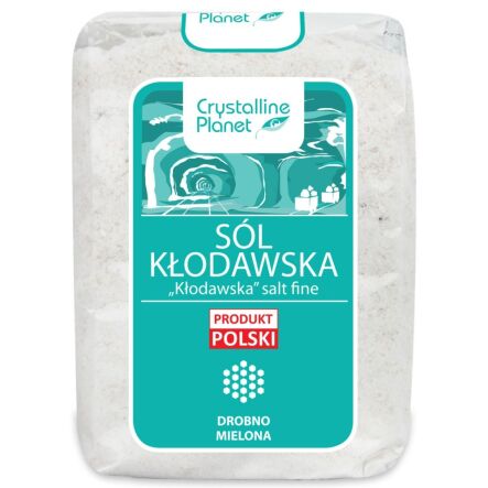 Sól Kłodawska Drobno Mielona 600 g - Crystalline Planet