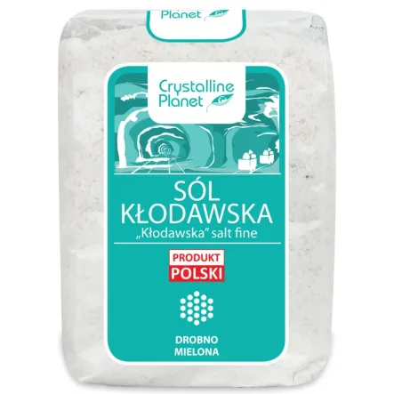 Sól Kłodawska Drobno Mielona 600 g - Crystalline Planet