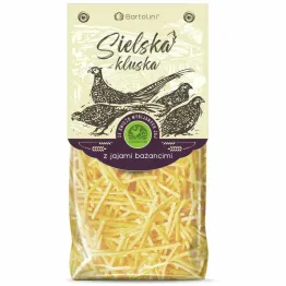 Makaron Semolinowy z Jajami Bażancimi Kluska 250 g - Sielska Kluska Bartolini