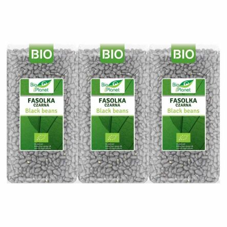 3 x Fasolka Czarna Bio 500 g - Bio Planet