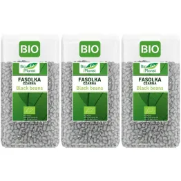 3 x Fasolka Czarna Bio 500 g - Bio Planet