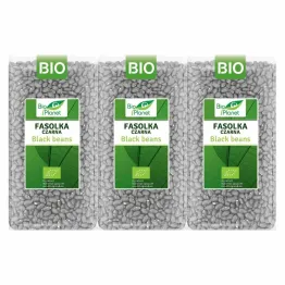 3 x Fasolka Czarna Bio 500 g - Bio Planet