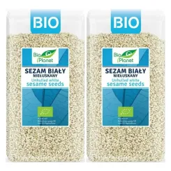 2 x Sezam Biały Niełuskany Bio 400 g - Bio Planet