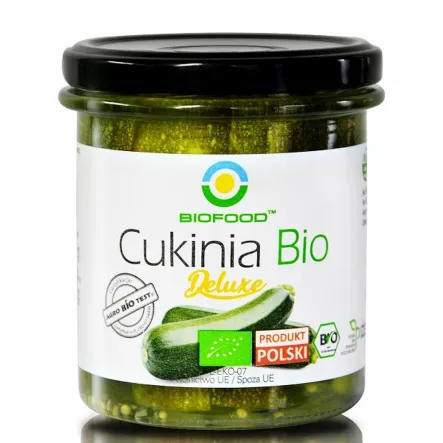 Cukinia w Zalewie Deluxe Bezglutenowa Bio 320 g (200 g) -  Bio Food