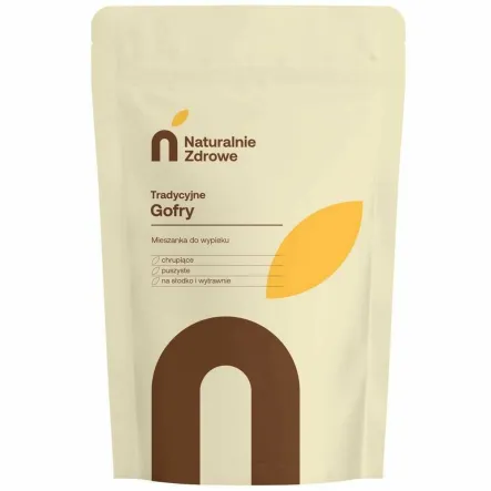 Gofry Tradycyjne Mieszanka do Wypieku 500 g - Naturalnie Zdrowe (data: 10.11.2025)