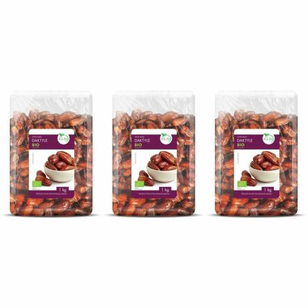 3 x Daktyle Suszone Bez Pestek Bio 1 kg - BioLife