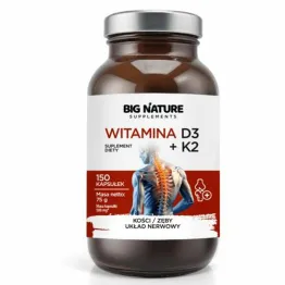 Kapsułki D3+K2 150 Sztuk - Big Nature