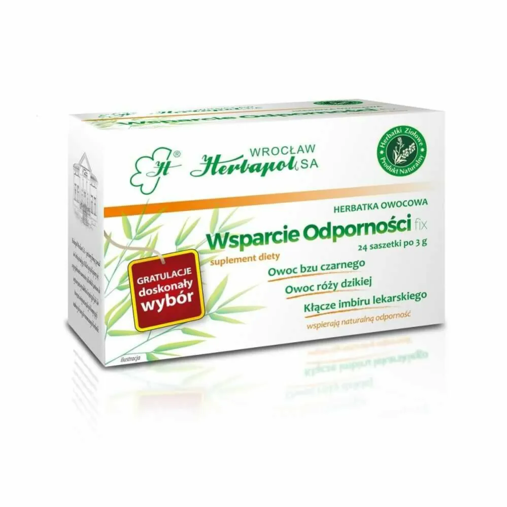 Herbatka Ziołowa WSPARCIE ODPORNOŚCI FIX 72 g (24x 3 g) -  Herbapol Wrocław