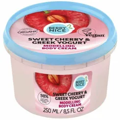 Modelujący Krem Do Ciała Słodka Wiśnia and  Jogurt Grecki 250 ml - Berry Nice
