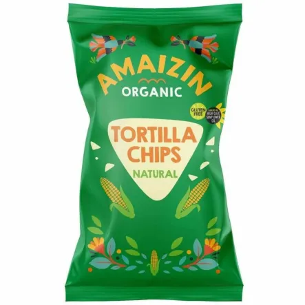 Chipsy Kukurydziane Solone Bezglutenowe Bio 250 g - Amaizin