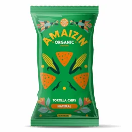 Chipsy Kukurydziane Solone Bezglutenowe Bio 250 g - Amaizin