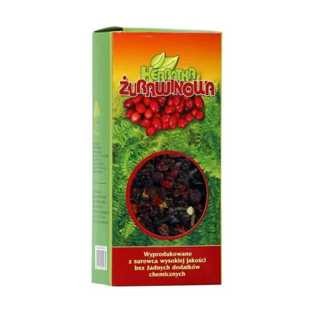 Żurawinowa Herbatka 100G - Dary Natury Wyprzedaż
