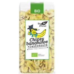 Chipsy Bananowe Niesłodzone Bio 150 g - Bio Planet