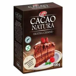 Kakao Naturalne Ekstra Ciemne Bezglutenowe 100 g - Celiko