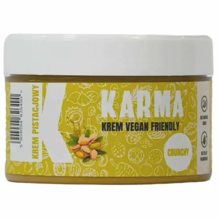 Krem Pistacjowy Bez Dodatku Cukru CRUNCHY Vegan Friendly 200 g - Karma