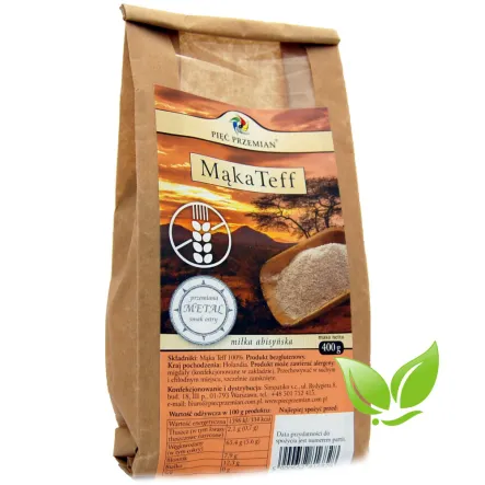 Mąka z Teff Bezglutenowa 400 g - Simpatiko