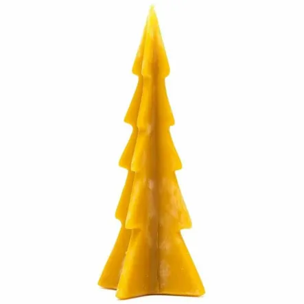 Świeca z Wosku Pszczelego - Choinka 20 cm
