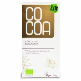 Czekolada Kokosowa Bio 50 G - Cocoa