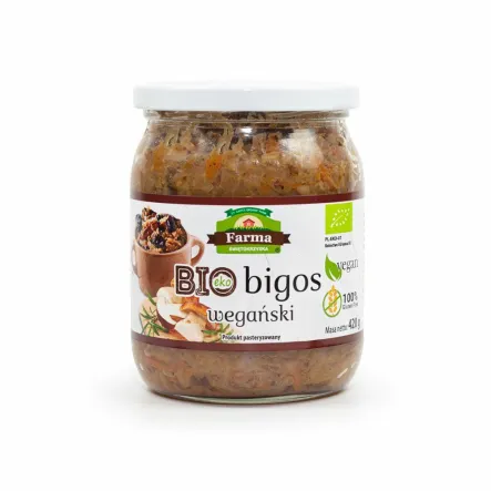 Bigos Wegański Bezglutenowy Bio 420 g Farma Świętokrzyska
