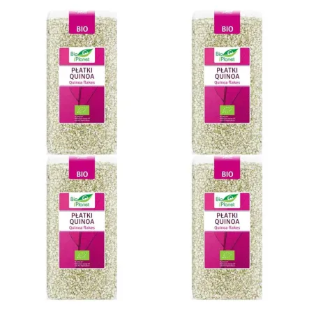 4 x Płatki Quinoa Bio 300 g - Bio Planet - Płatki z Komosy Ryżowej Eko