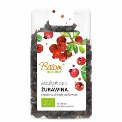 Żurawina Słodzona Sokiem Jabłkowym Bio 125 g - Batom