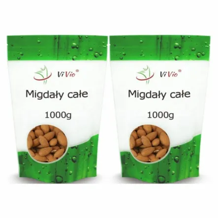 2 x Migdały Łuskane Całe 1000 g - Vivio