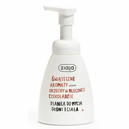 Pianka do Mycia Ciała i Dłoni ORZECHY W MLECZNEJ CZEKOLADZIE 250 ml - Ziaja