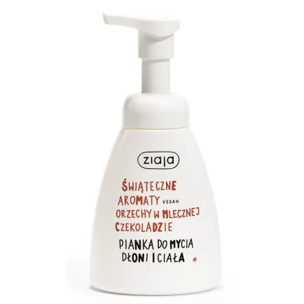 Pianka do Mycia Ciała i Dłoni ORZECHY W MLECZNEJ CZEKOLADZIE 250 ml - Ziaja