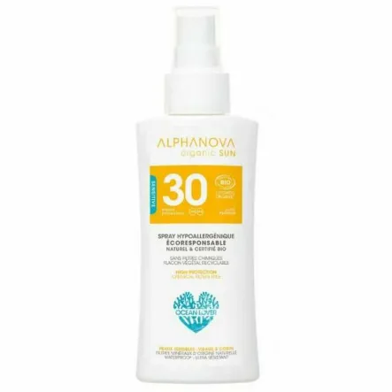 Bio Spray Ochronny do Twarzy i Ciała z Filtrem SPF 30 90 g - Alphanova Sun