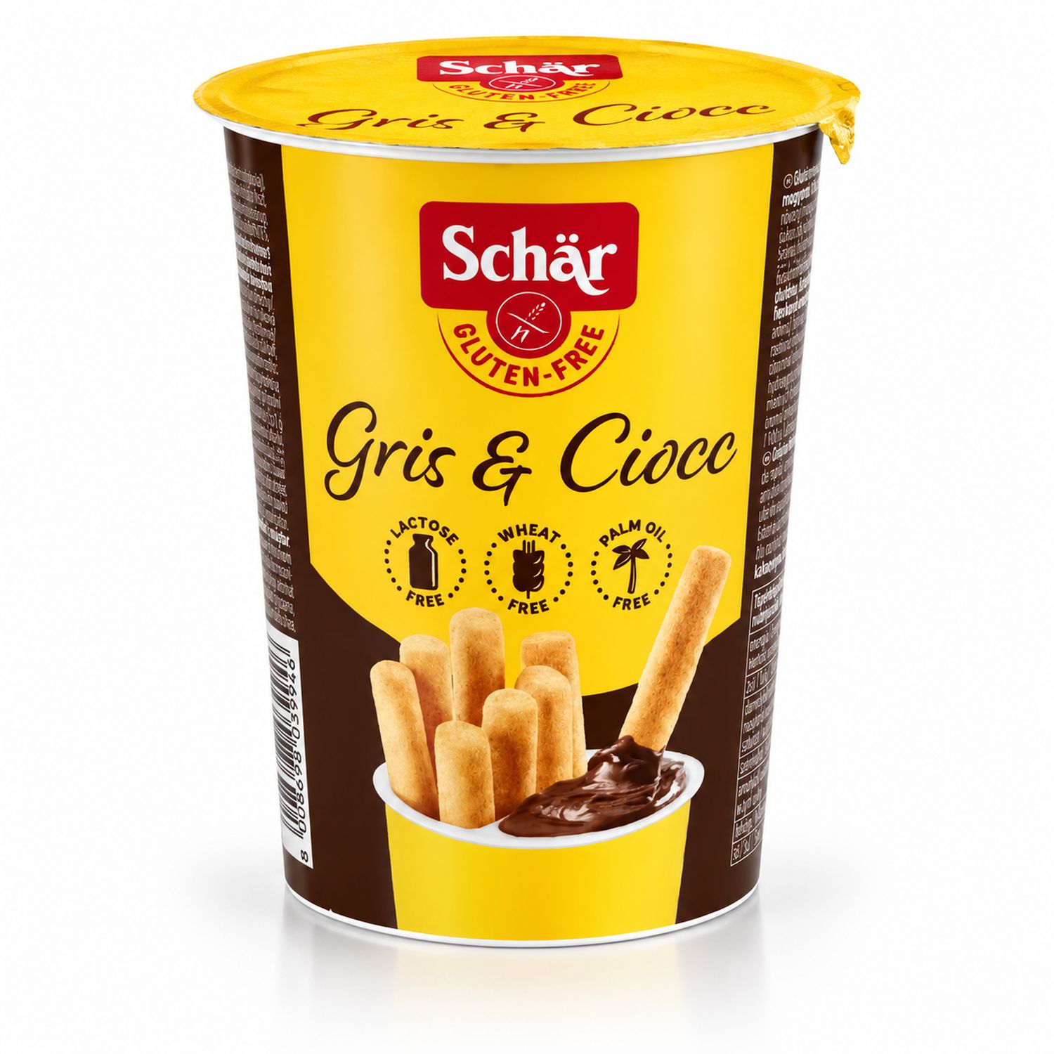 Paluszki Grissini z Kremem Kakaowym Bezglutenowe 52 g - Schar